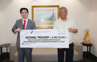 Pagcor remits expected P4.6 billion portion of 2023 revenue to Treasury